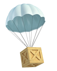 Parachute PNG transparent