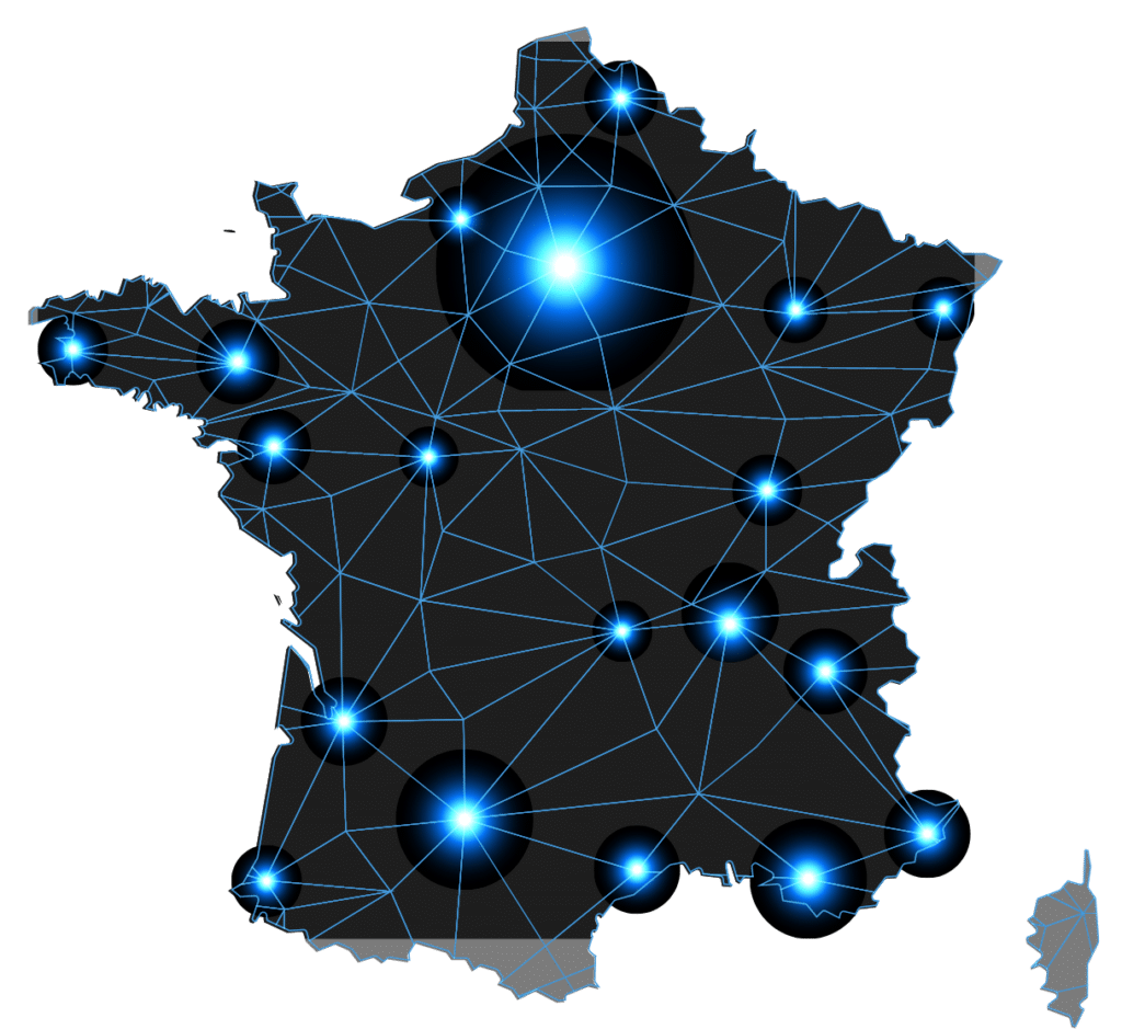 Réseau de consultants dans toute la France