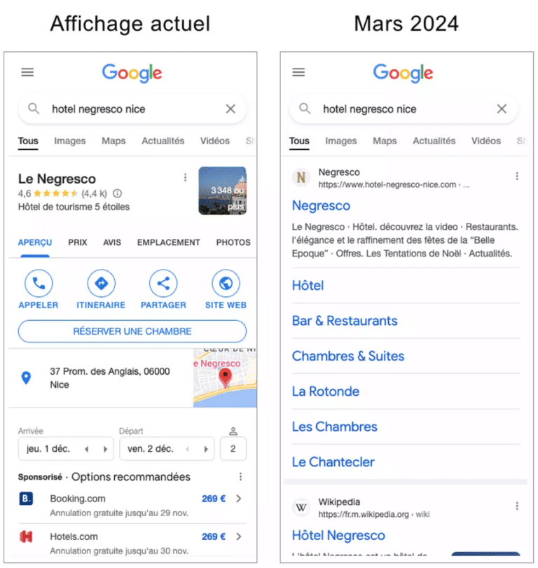 Google My Business Old vs new