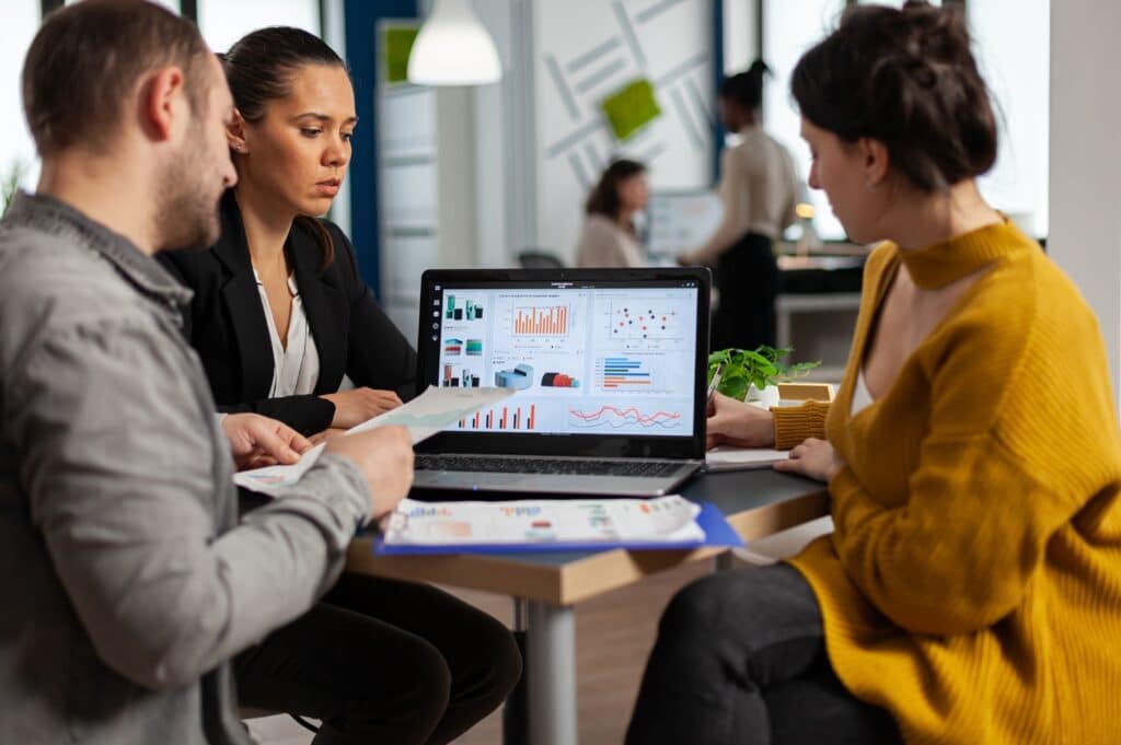 Réunion client consultant